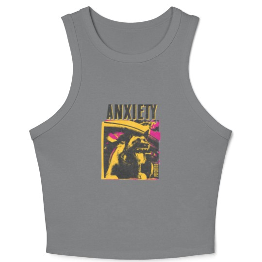 Discover anxiety by psycho99 - Anxiety - Crop Tank Top