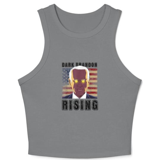 Discover Dark Brandon Rising Crop Tank Top
