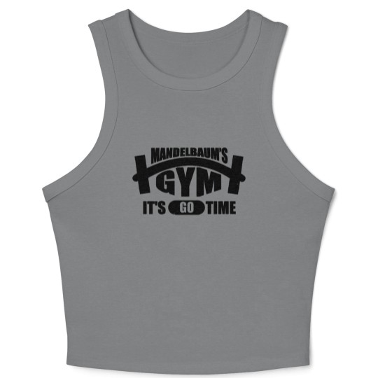 Discover Seinfeld Mandelbaum's Gym - Mandelbaums Gym - Crop Tank Top