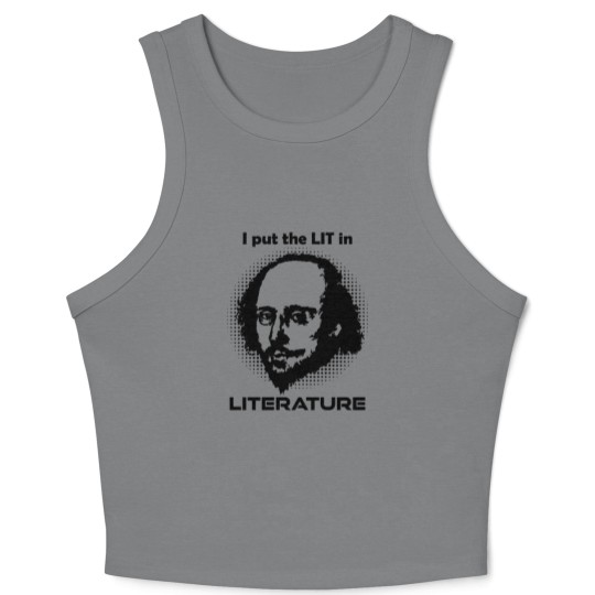 Discover William Shakespeare Literature Crop Tank Top