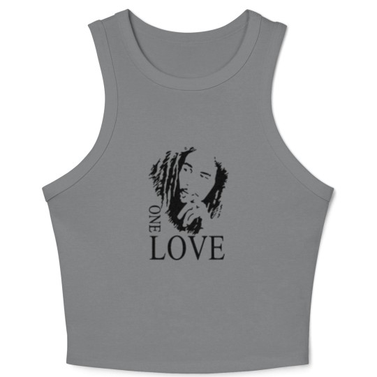 Discover One Love Bob Marley Crop Tank Top, The Legend Crop Tank Top
