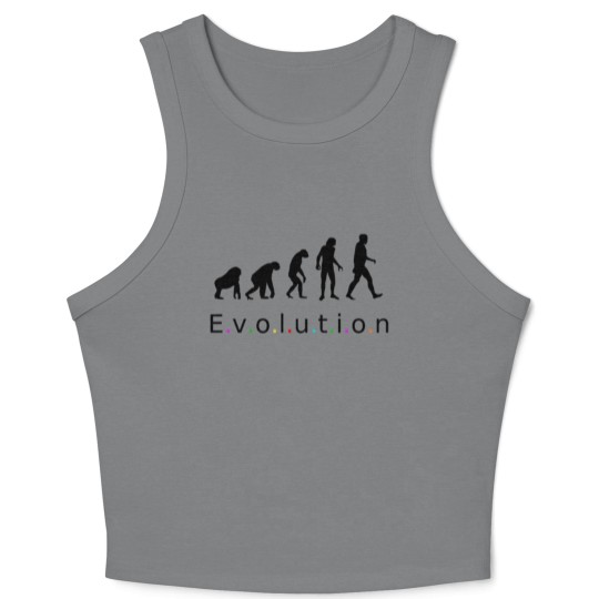Discover Evolution, Homo Sapiens Crop Tank Top