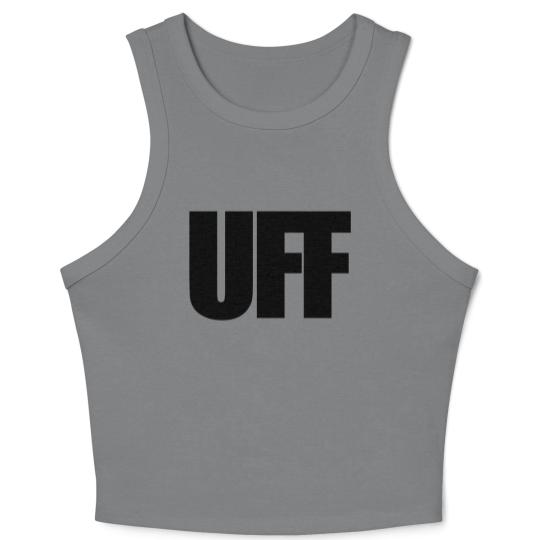 Discover UFF Schwarz Crop Tank Top