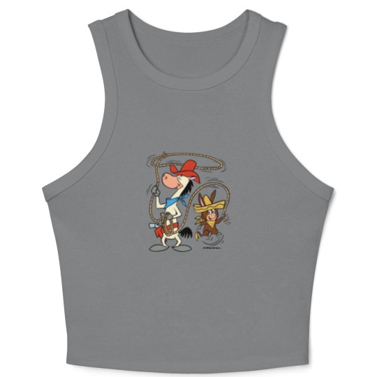 Discover Quick Draw McGraw  Baba Looey Ropin Crop Tank Top