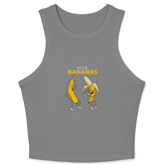 Discover Savannah Bananas Baseball Let s Go Bananas Crop Tank Top