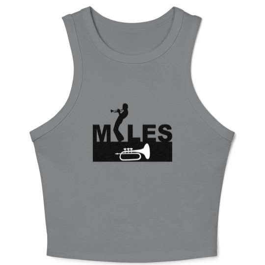 Discover trumpet Miles Davis Crop Tank Top