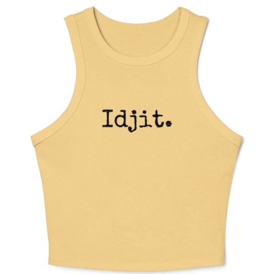 Discover Idjit Supernatural Crop Tank Top Crop Tank Top