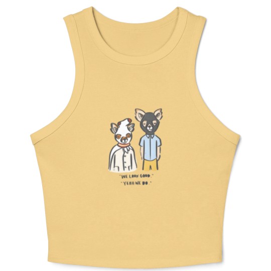 Discover Fantastics Mr. Fox - Ash and Kristofferson Crop Tank Top