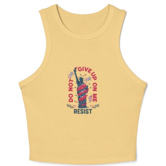 Discover 4th of July Crop Tank Top, Anti Trump Crop Tank Top, Democracy Matters Crop Tank Top