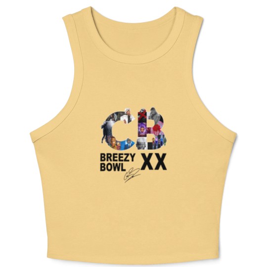 Discover Breezy Bowl XX Crop Tank Top, Chris Brown Breezy Bowl XX Tour Crop Tank Top