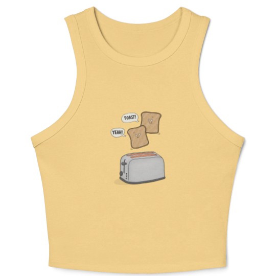 Discover Toast Yeah Crop Tank Top
