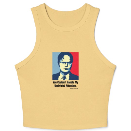 Discover Undivided Attention - Dw Schrute - Crop Tank Top