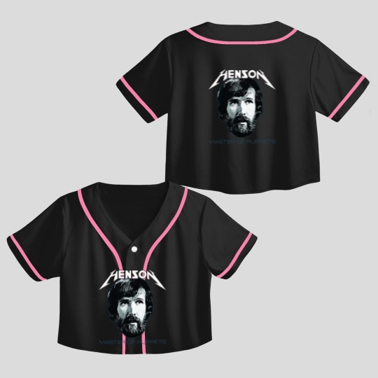 Discover Henson Master of puppets Crop Top Baseball Jerseys