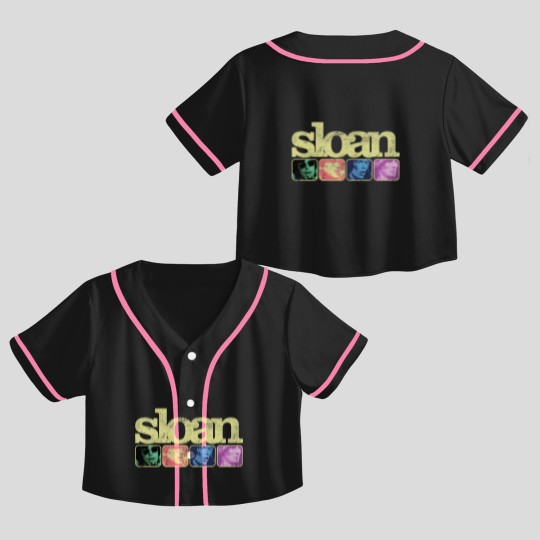 Discover Sloan Crop Top Baseball Jerseys