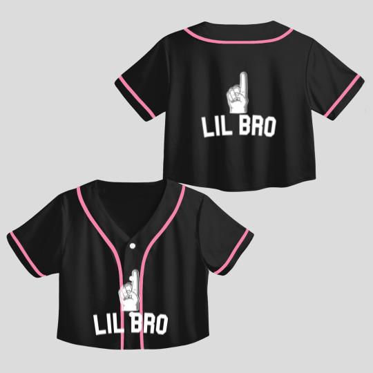 Discover L IL BRO Crop Top Baseball Jerseys