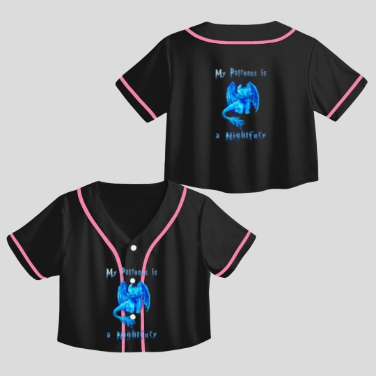 Discover Toothless Crop Top Baseball Jerseys, My Patronus Is A Night Fury Crop Top Baseball Jerseys, Gift For Fan