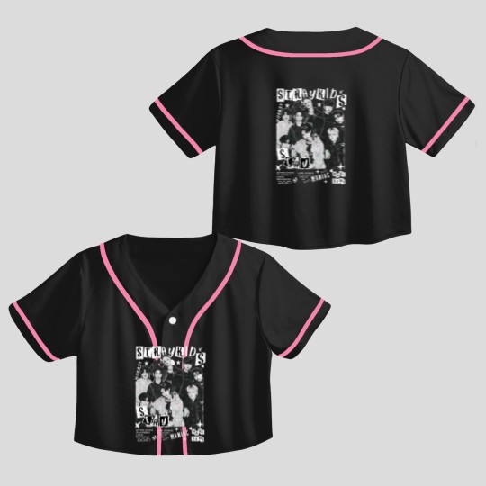 Discover Vintage Stray Kids World Tour 2025 Comfort Color Crop Top Baseball Jerseys Maniac Kpop Concert Fan Made 2025 Crop Top Baseball Jerseys