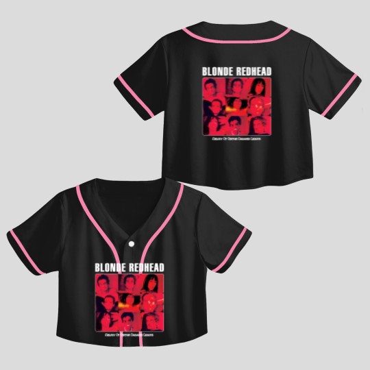 Discover Blonde Redhead Melody Of Certain Damaged Lemons Crop Top Baseball Jerseys