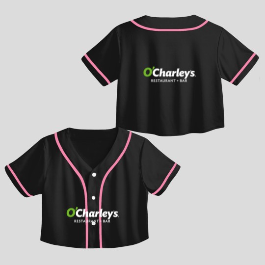 Discover O Charley's Favourite Food Fan Crop Top Baseball Jerseys