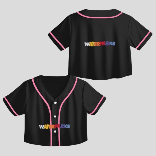 Discover Waterparks gods favorite boy band logo Crop Top Baseball Jerseys