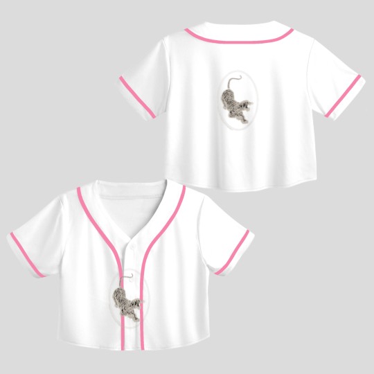 Discover Jerry Garcia Crop Top Baseball Jerseys- Tiger Guitar