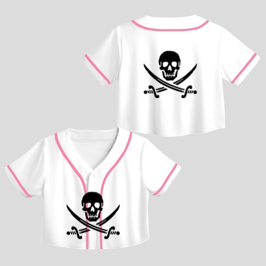 Discover Jolly Roger Crop Top Baseball Jerseys