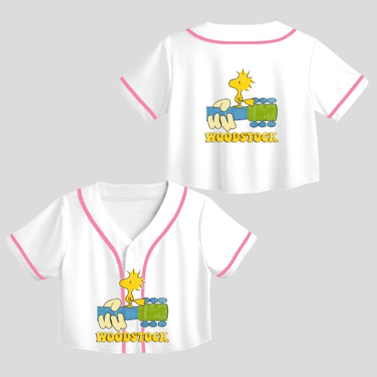 Discover Woodstock, distressed - Woodstock - Crop Top Baseball Jerseys