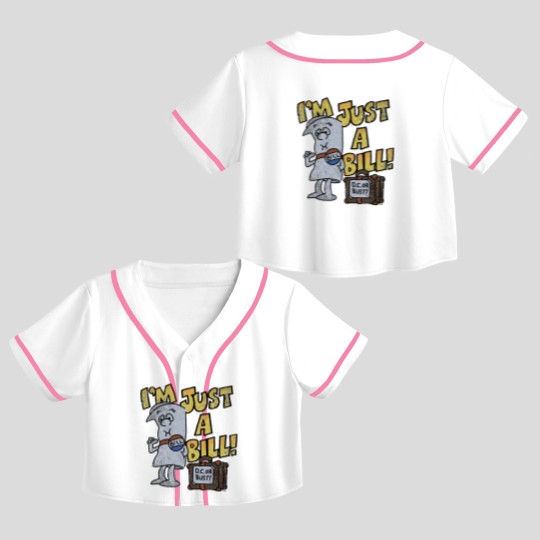 Discover Schoolhouse Rock I'M Just A Bill Crop Top Baseball Jerseys
