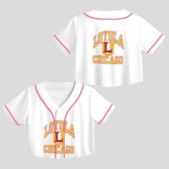Discover Loyola Chicago Basketball - Loyola Chicago - Crop Top Baseball Jerseys