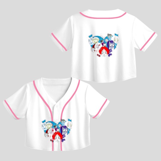 Discover Ruby Gloom heart Crop Top Baseball Jerseys