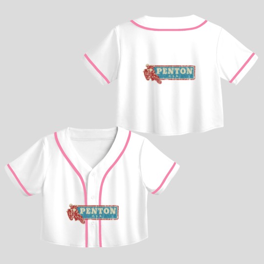 Discover Penton U.S.A. 1968 - Enduro - Crop Top Baseball Jerseys