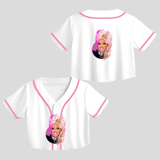 Discover Rupaul - Drag Queen - Crop Top Baseball Jerseys