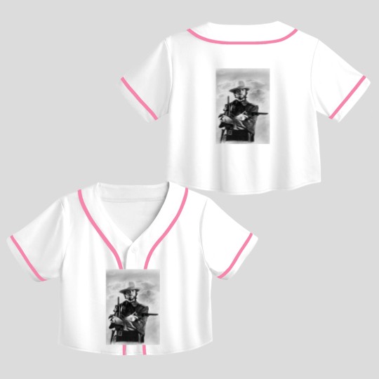 Discover Clint Eastwood - The Outlaw Josey Wales - Clint Eastwood - Crop Top Baseball Jerseys