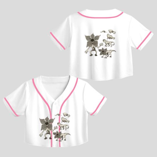 Discover Demogorgons Evolution - Demogorgon - Crop Top Baseball Jerseys