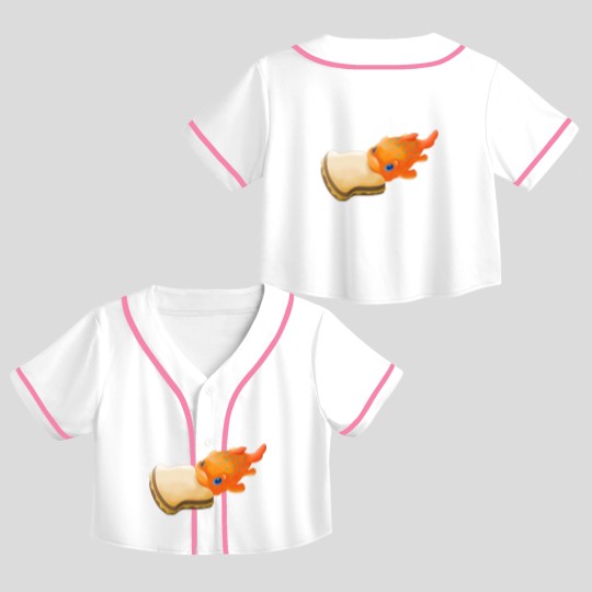 Discover Pudge the fish - Pudge The Fish - Crop Top Baseball Jerseys