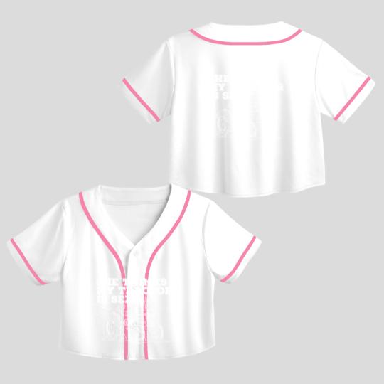 Discover Tractor Funny Mens - She Thinks My Tractor Is Sexy Crop Top Baseball Jerseys