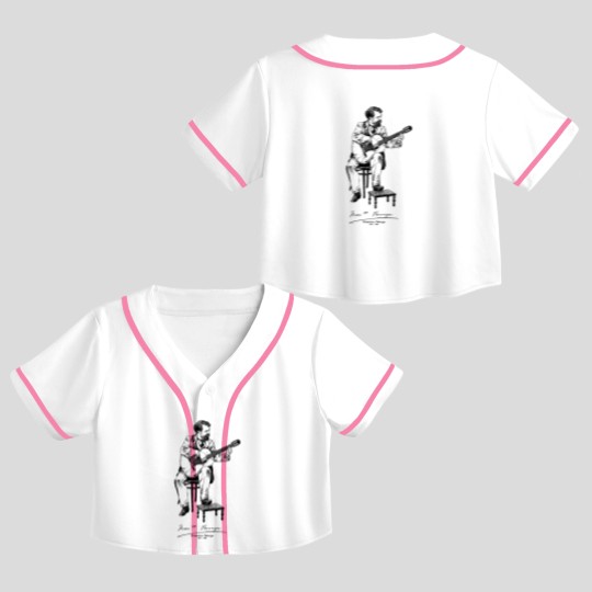 Discover Francisco Tárrega-Spanish-classical guitar-Music Crop Top Baseball Jerseys
