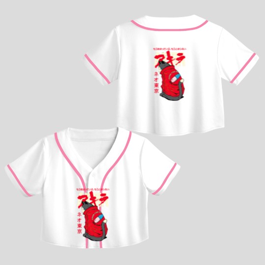 Discover Akira Cat - Akira - Crop Top Baseball Jerseys