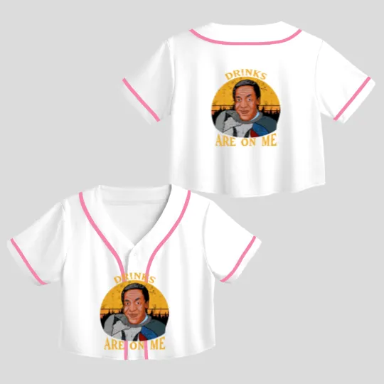 Discover Bill Cosby Drinks Are On Me Coffee Mug Crop Top Baseball Jerseys