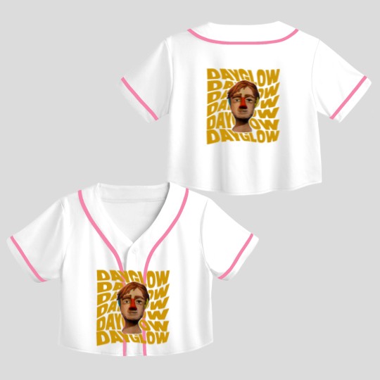 Discover Dayglow Fuzzybrain Graphic Crop Top Baseball Jerseys - Dayglow Crop Top Baseball Jerseys, Dayglow Tour, Fuzzybrain Crop Top Baseball Jerseys, Music Crop Top Baseball Jerseys, Alternative/Indie