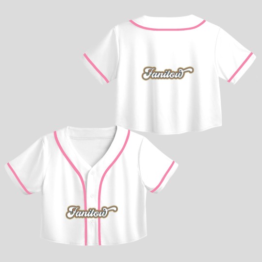 Discover Fanilow (colorful) Crop Top Baseball Jerseys