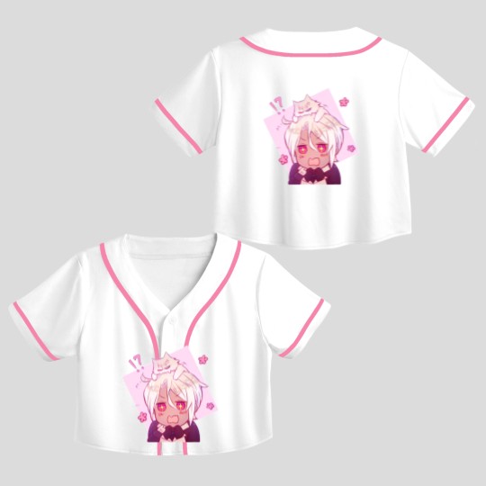 Discover Vanitas no CartefunnyThe Case Study of Vanitasfunny Crop Top Baseball Jerseys