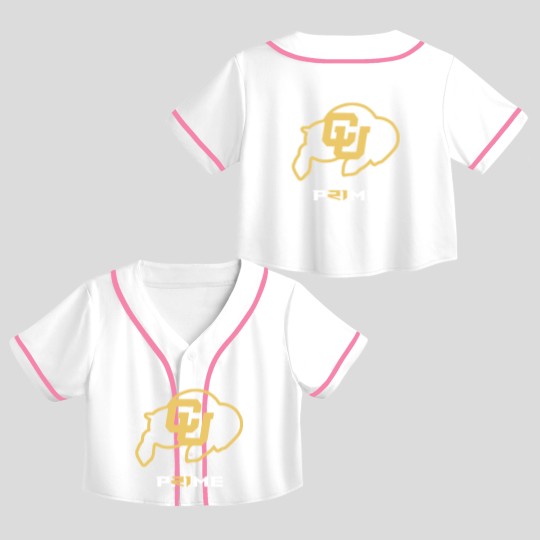 Discover Prime Colorado Football Fan Crop Top Baseball Jerseys