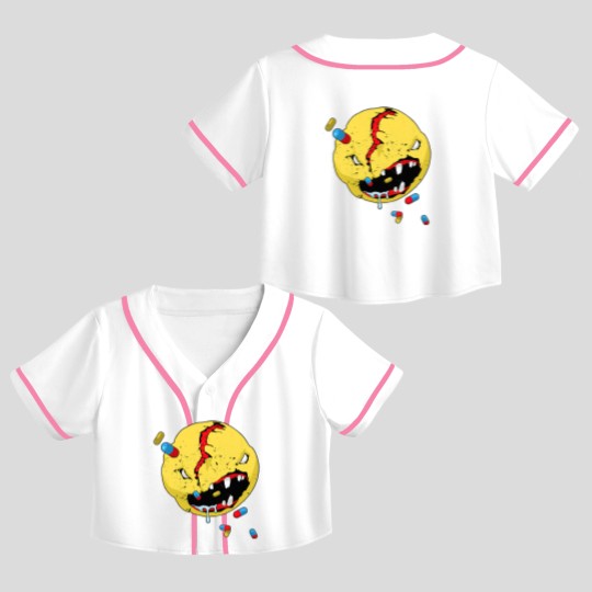 Discover Cyberpunk CYBERPUNK 2077 V s FAVORITE Crop Top Baseball Jerseys