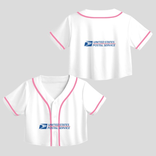 Discover Mail Carrier Unisex Heavy Cotton Crop Top Baseball Jerseys