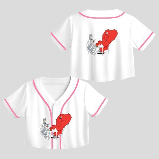Discover BUGS BUNNY™ and Gossamer 2 Crop Top Baseball Jerseys