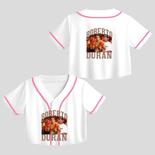 Discover Roberto Duran Crop Top Baseball Jerseys - Boxing Crop Top Baseball Jerseys Superstore  - Featuring Gervonta Crop Top Baseball Jerseys