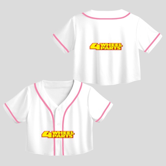Discover Four Wheel Parts Crop Top Baseball Jerseys