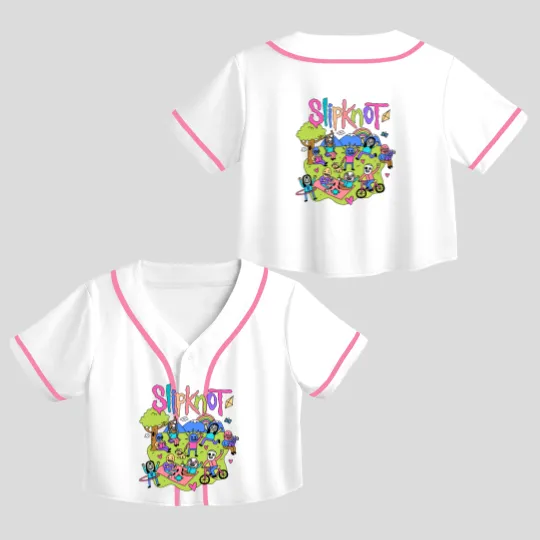 Discover SL.I.P.KN.OT Crop Top Baseball Jerseys - All Hope Is Gone Crop Top Baseball Jerseys - The End So Far Merch -  The Gray Chapter Crop Top Baseball Jerseys