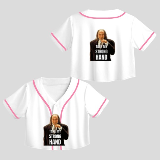 Discover TAKE MY STRONG HAND Crop Top Baseball Jerseys